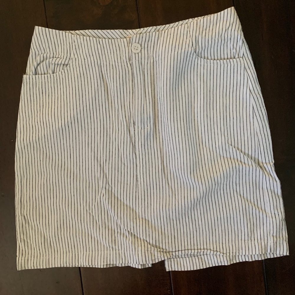 brandy melville striped skirt